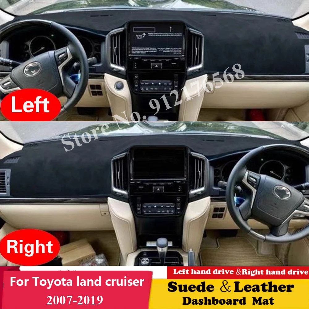 For Toyota Land Cruiser 2007 2010 2015 - 2019 Leather Dashmat Dashboard Cover Pad Dash Mat Carpet Car-Styling Accessories Suede
For Toyota Land Cruiser 2007 2010 2015 - 2019 Leather Dashmat Dashboard Cover Pad Dash Mat Carpet Car-Styling Accessories Suede