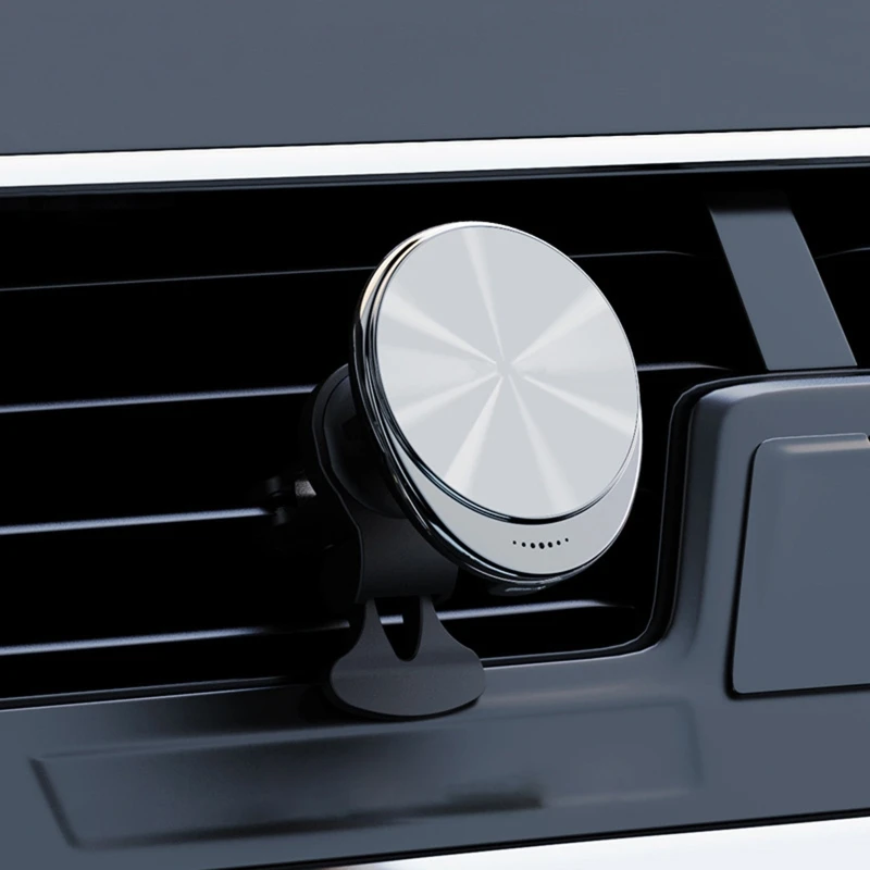 Fast Wireless Charger 15W Charging Cradle for Car Air Vent Magnetic Phone Holder
Fast Wireless Charger 15W Charging Cradle for Car Air Vent Magnetic Phone Holder