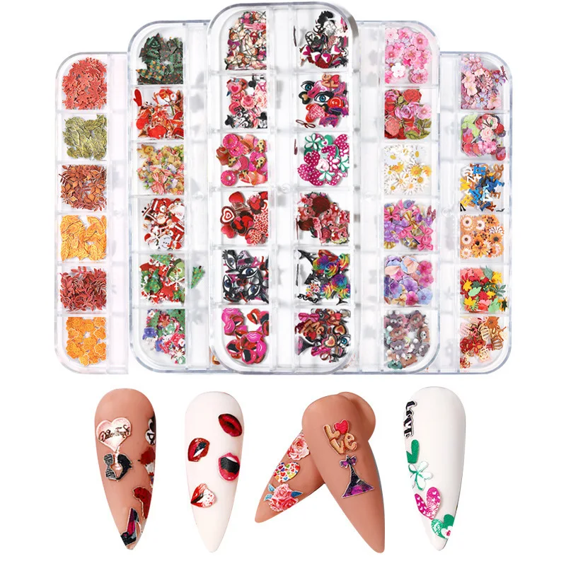 12grids/300pcs Nail Sticker Petal Dried Dry Flower Plant Animal Model Tips Nail Art Decoration Nail Jewelry For UV Gel Manicure
12grids/300pcs Nail Sticker Petal Dried Dry Flower Plant Animal Model Tips Nail Art Decoration Nail Jewelry For UV Gel Manicure