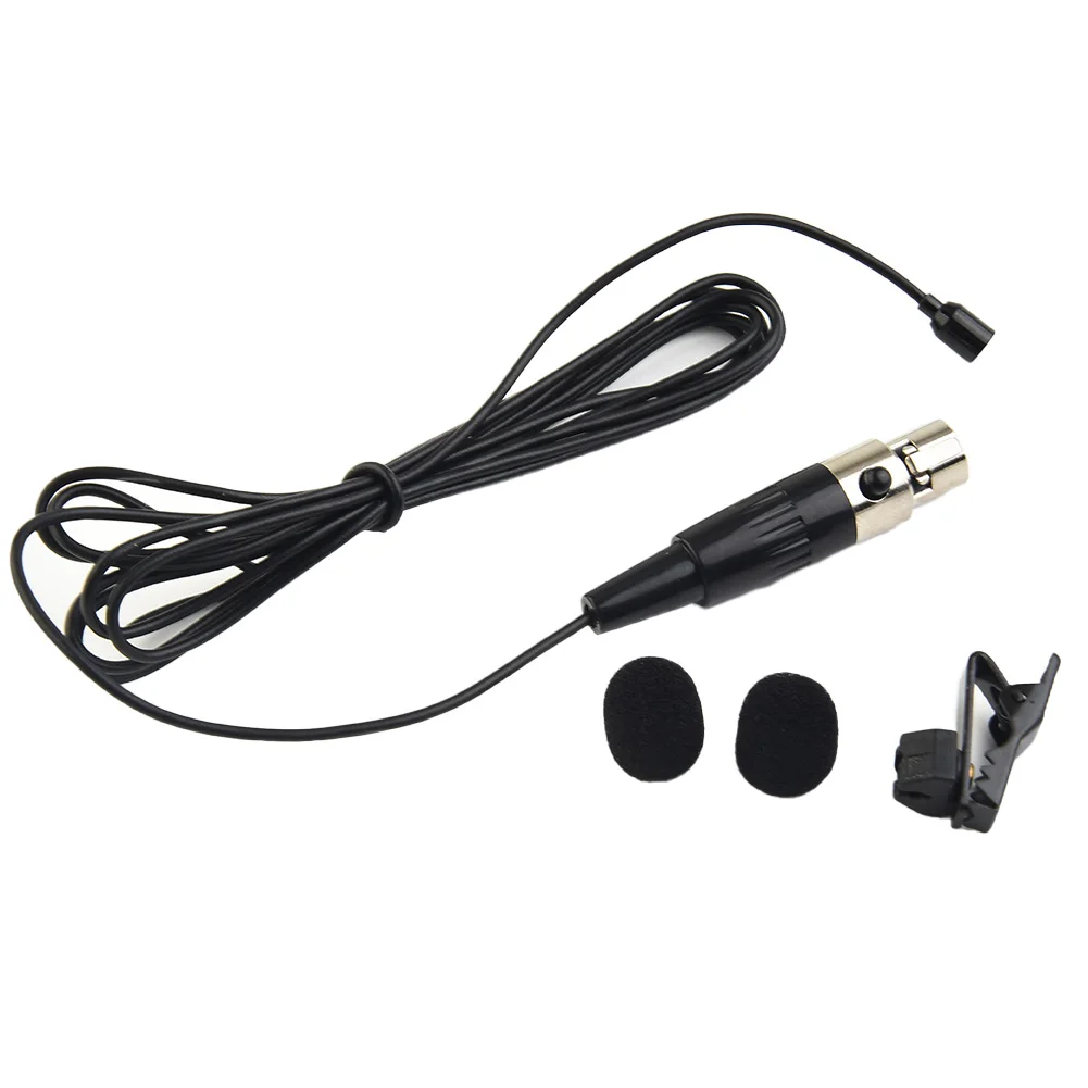 Omnidirectional Lavalier Lapel Clip Mic 4-Pin Mini XLR For Shure Wireless System Professional Lavalier Lapel Tie Clip Condenser
Omnidirectional Lavalier Lapel Clip Mic 4-Pin Mini XLR For Shure Wireless System Professional Lavalier Lapel Tie Clip Condenser