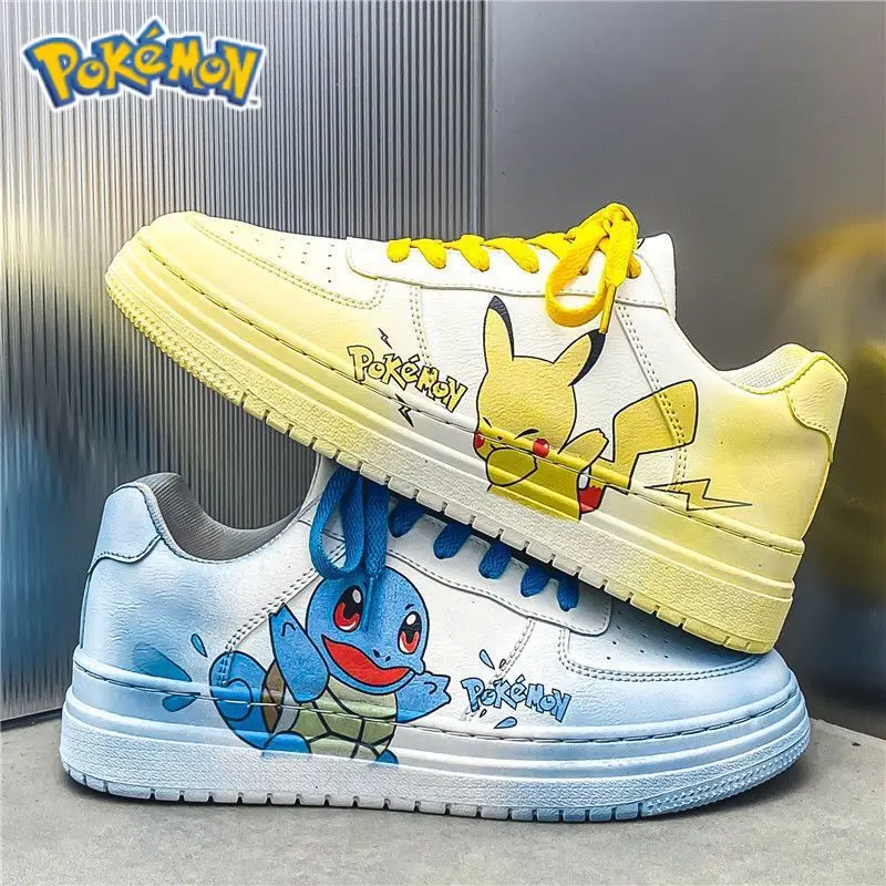 Pokemon Pikachu Women Men Shoes Anime Casual Sneakers Y2k Student Trendy Flat Board Shoes Teenage Boy Fashion White Sport Shoe
Pokemon Pikachu Women Men Shoes Anime Casual Sneakers Y2k Student Trendy Flat Board Shoes Teenage Boy Fashion White Sport Shoe