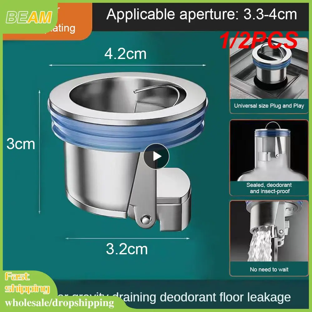 1/2PCS Anti-smell Odor Proof Floor Deodorant Core Water Drain Filter Floor Strainer Plug Drain Valve Odor-resistant Trap Siphon
1/2PCS Anti-smell Odor Proof Floor Deodorant Core Water Drain Filter Floor Strainer Plug Drain Valve Odor-resistant Trap Siphon