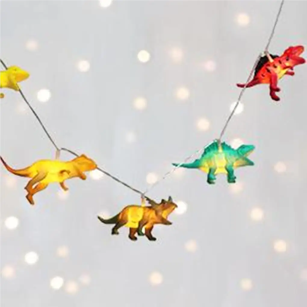 10 LED Dinosaur Fairy Lights Decorative Lamp Children Garland Night-lights Bedroom Living Room Decoration Battery 
10 LED Dinosaur Fairy Lights Decorative Lamp Children Garland Night-lights Bedroom Living Room Decoration Battery