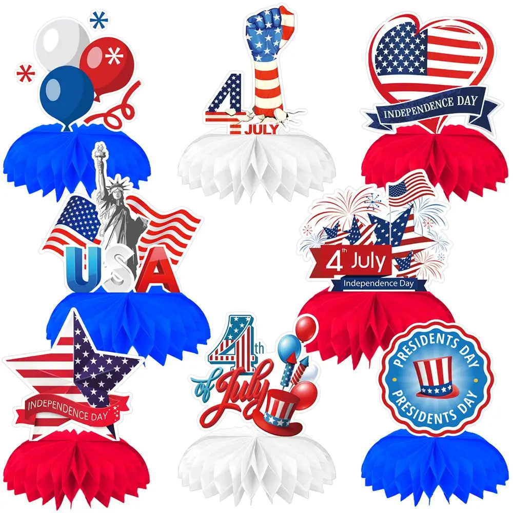 New Supplies National Day Photo Props US Flag Stars & Stripes Honeycomb Ball Ornament Independence Day
New Supplies National Day Photo Props US Flag Stars & Stripes Honeycomb Ball Ornament Independence Day