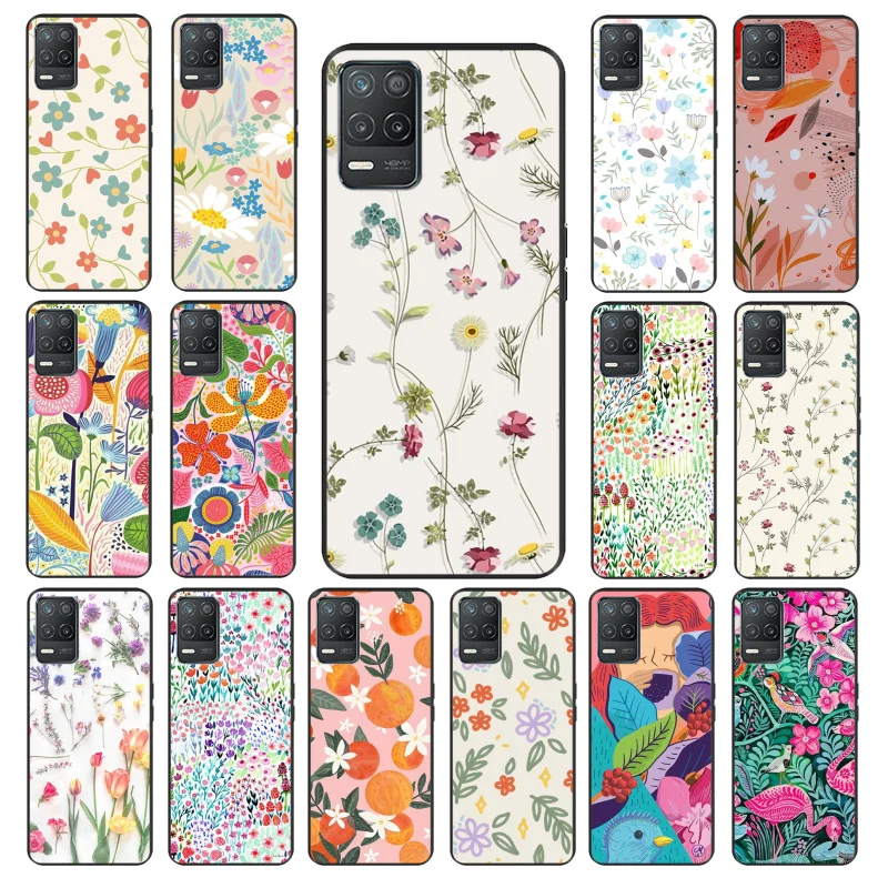 

Flower Phone Case for OPPO Realme 8 76 5 C3 C21 C20 C21Y C11 X50 X3 SuperZoom F19 A94 A74 A91 A53S A54 A15 A11