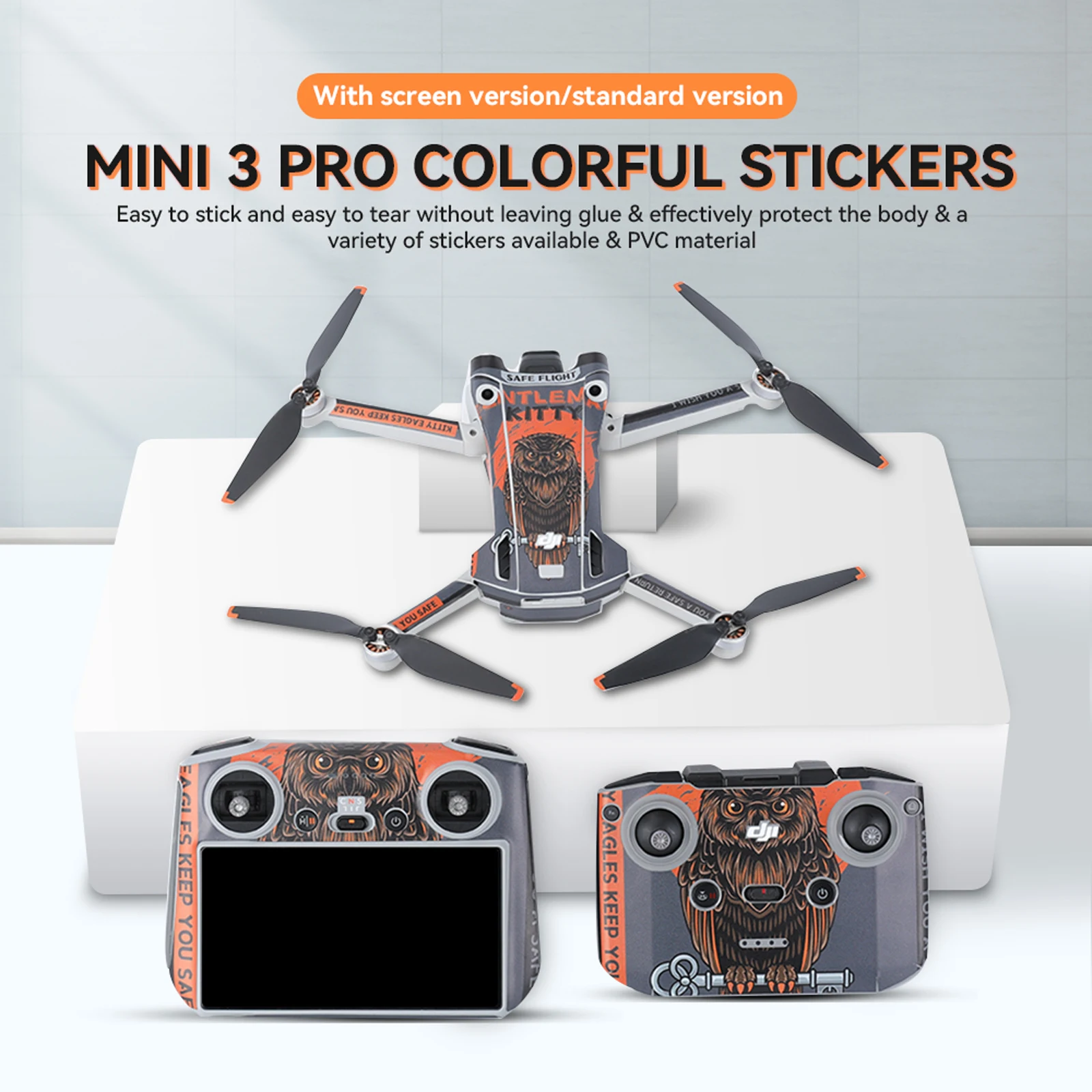 Цветные наклейки DJI Mini 3 Pro, Защитная пленка для дрона, водонепроницаемые наклейки для контроллера, аксессуары для дрона DJI Mini 3 Pro
Цветные наклейки DJI Mini 3 Pro, Защитная пленка для дрона, водонепроницаемые наклейки для контроллера, аксессуары для дрона DJI Mini 3 Pro