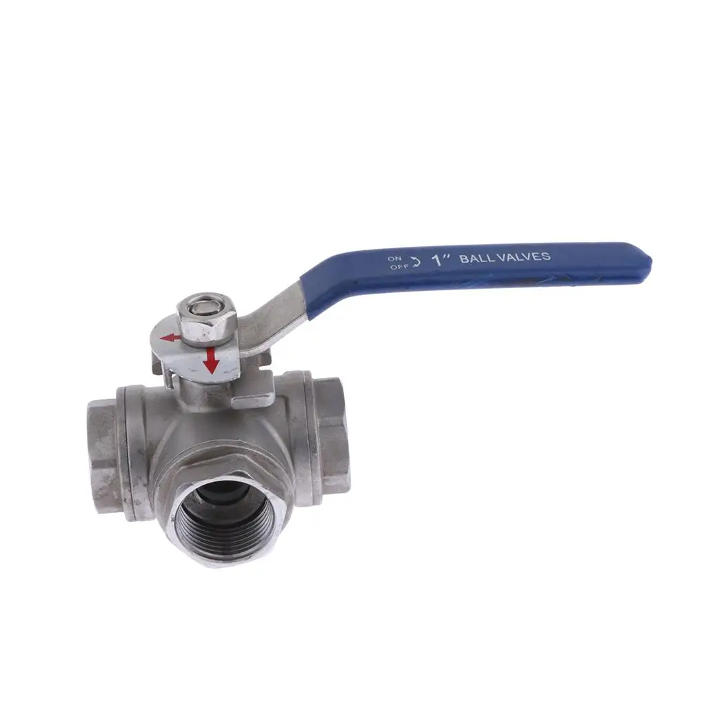 G1/2" Female 3-Way L-Port 304 Stainless Steel T Type Ball Valve For Water
G1/2" Female 3-Way L-Port 304 Stainless Steel T Type Ball Valve For Water