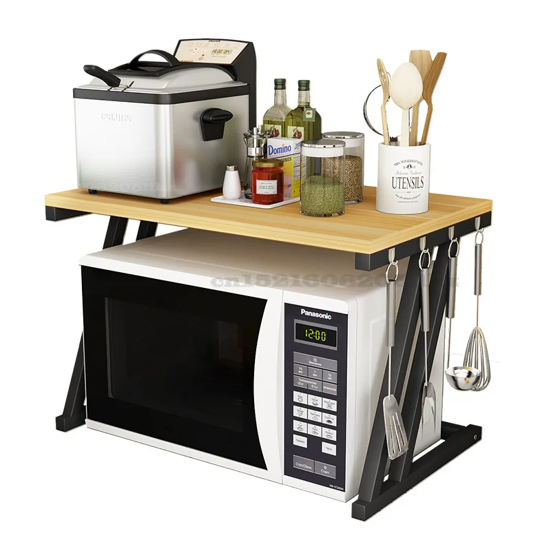 Kitchen Rack Oven Microwave Oven Rack Simple Double Seasoning Bottle Storage Shelf High Temperature Paint Steel Frame
Kitchen Rack Oven Microwave Oven Rack Simple Double Seasoning Bottle Storage Shelf High Temperature Paint Steel Frame