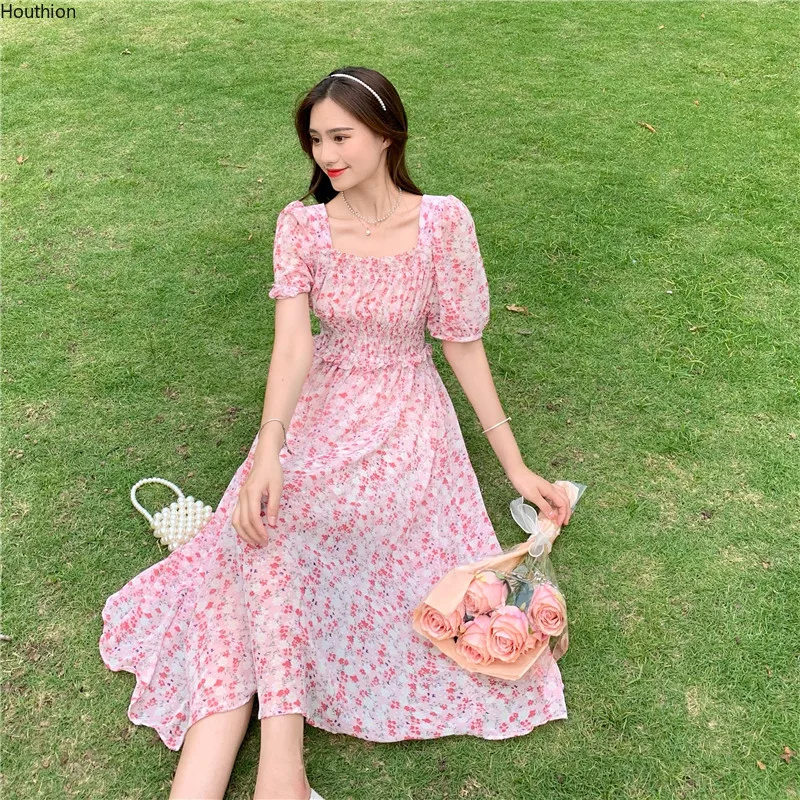 Chiffon Women Dresses Long Dress New Short Sleeve Loose A-LINE Fashion Print Dresse Houthion
Chiffon Women Dresses Long Dress New Short Sleeve Loose A-LINE Fashion Print Dresse Houthion