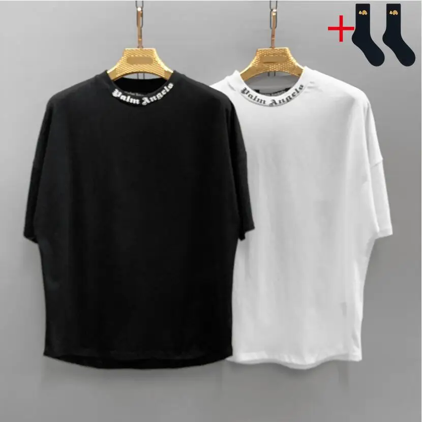 Palm Angels Letter logo Unisex Men Women Lovers Couple Style Fashion Cotton Short sleeve Round neck T-shirt boyfriend gift+socks
Palm Angels Letter logo Unisex Men Women Lovers Couple Style Fashion Cotton Short sleeve Round neck T-shirt boyfriend gift+socks