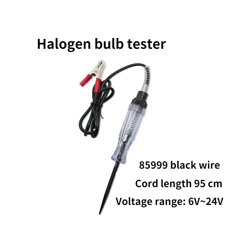 igh Quality Auto 6V 12V 24V DC Car Truck Voltage Circuit Tester Car Test VoltMet Long Probe Pen Light Bulb Automobile Maint
igh Quality Auto 6V 12V 24V DC Car Truck Voltage Circuit Tester Car Test VoltMet Long Probe Pen Light Bulb Automobile Maint
