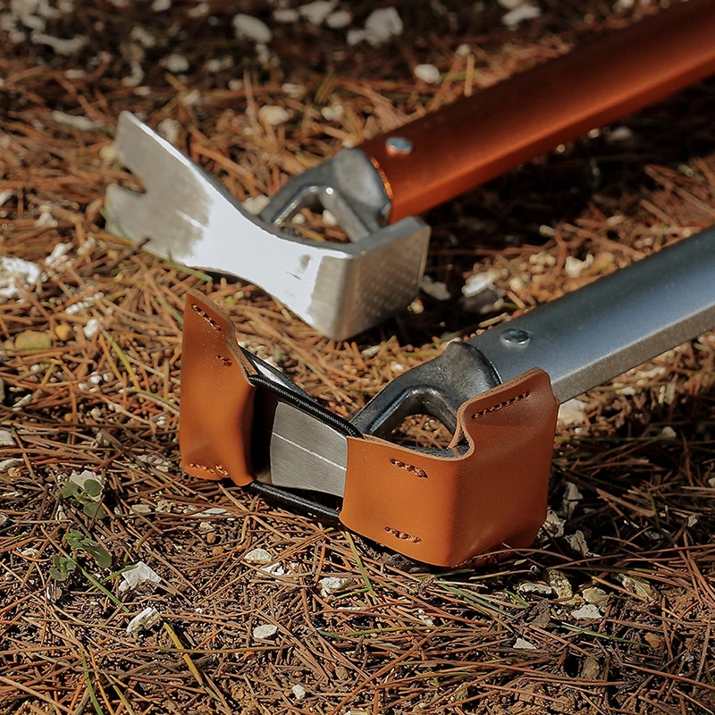 Camping Tent PU Leather Ground Nail Hammer Protective Cover w/ Elastic Cord Wear-Resistant Outdoor Plane Hammer Accessories
Camping Tent PU Leather Ground Nail Hammer Protective Cover w/ Elastic Cord Wear-Resistant Outdoor Plane Hammer Accessories