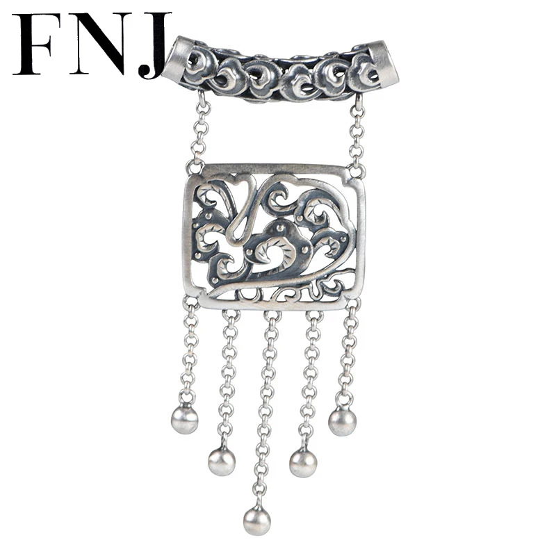 FNJ 925 Silver Tassel Pendant Original Pure S925 Silver Pendants for Jewelry Making Women Vintage Flower
FNJ 925 Silver Tassel Pendant Original Pure S925 Silver Pendants for Jewelry Making Women Vintage Flower