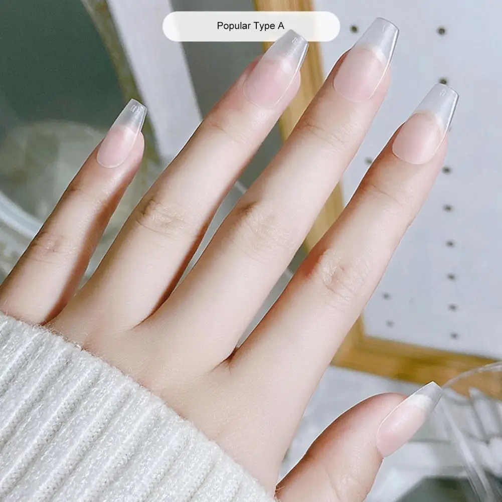Faux Nails No Odor Lightweight Extend Nail Clear Full Coverage False Nails Nail Art Tips Artificial Nails Nail Supplies
Faux Nails No Odor Lightweight Extend Nail Clear Full Coverage False Nails Nail Art Tips Artificial Nails Nail Supplies