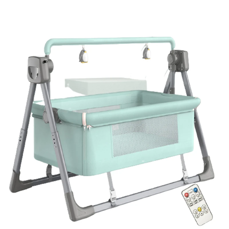 2020 Baby Bed Baby Bedside Crib Newborn Baby Bassinet With Wheels swinging with music toys electrical or manually swing
2020 Baby Bed Baby Bedside Crib Newborn Baby Bassinet With Wheels swinging with music toys electrical or manually swing