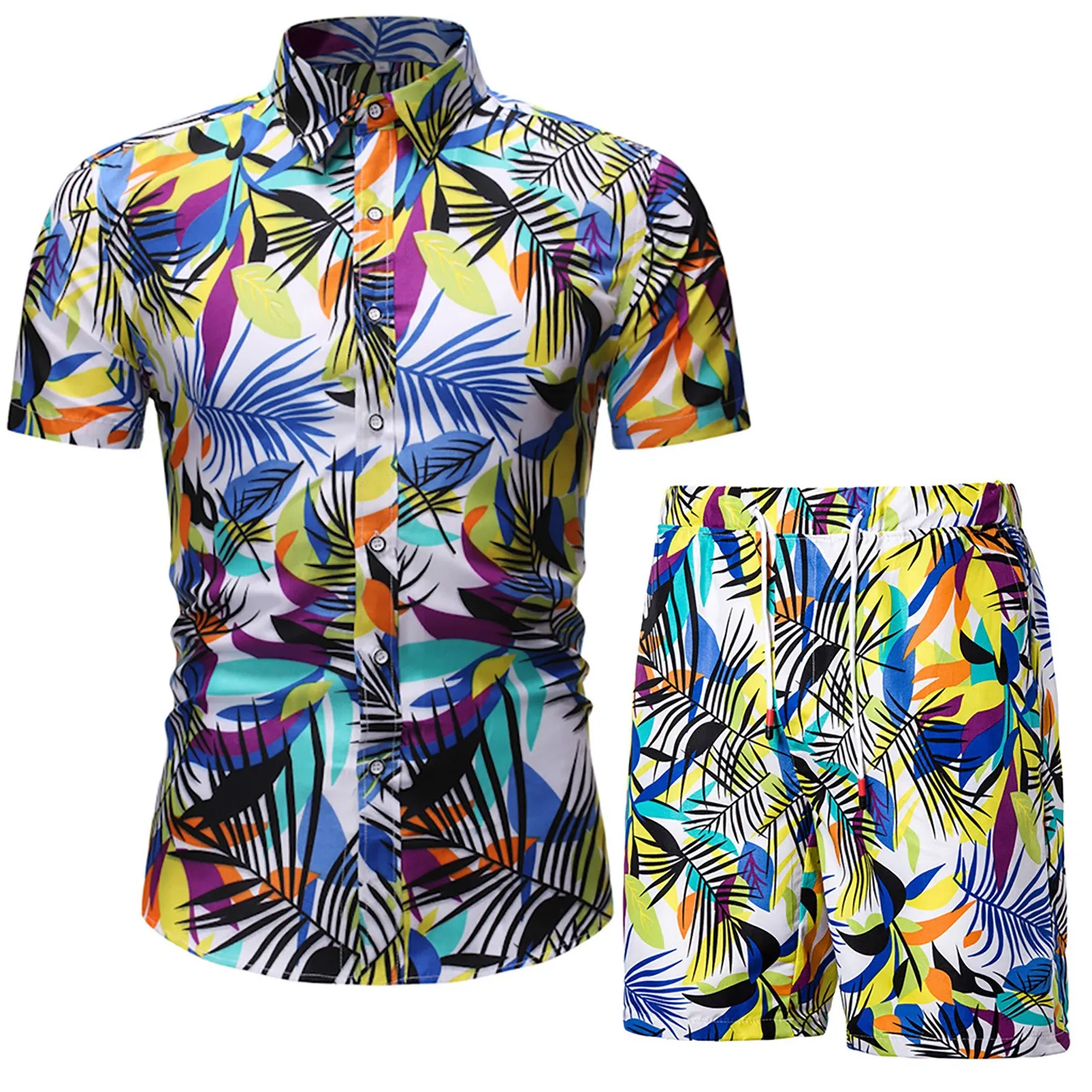 Hawaiian Set Mens Printing Set Short Sleeve Summer Casual Floral Shirt Beach Two Piece Suit Fashion Men Sets 2022 New
Hawaiian Set Mens Printing Set Short Sleeve Summer Casual Floral Shirt Beach Two Piece Suit Fashion Men Sets 2022 New