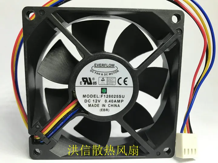 Free shipping original EVERFLOW 8025 F128025SU DC12V 0.40AMP 4-wire temperature controlled cooling fan
Free shipping original EVERFLOW 8025 F128025SU DC12V 0.40AMP 4-wire temperature controlled cooling fan