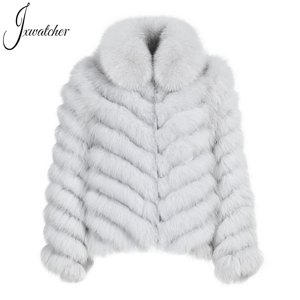 Jxwatcher Real Fox Fur Coat Silk Liner Reversible Wear Jacket Women Winter Warm Custom Luxury Smooth High-Grade Fur Coat Lady
Jxwatcher Real Fox Fur Coat Silk Liner Reversible Wear Jacket Women Winter Warm Custom Luxury Smooth High-Grade Fur Coat Lady