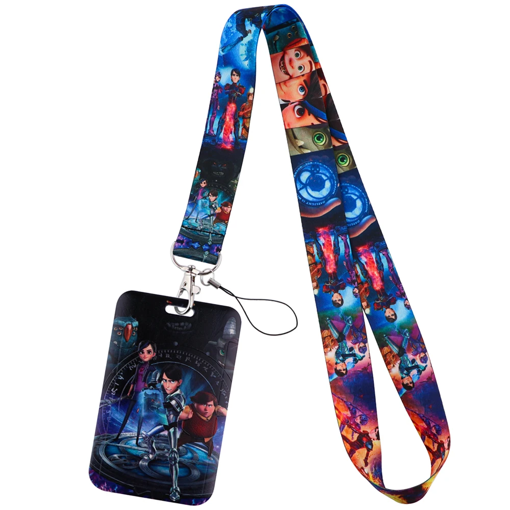 

AD1817 Monster Cute Cartoon Lanyard Keychain Ribbon Lanyards for Keys Badge ID Mobile Phone Rope Neck Straps Gift For kids