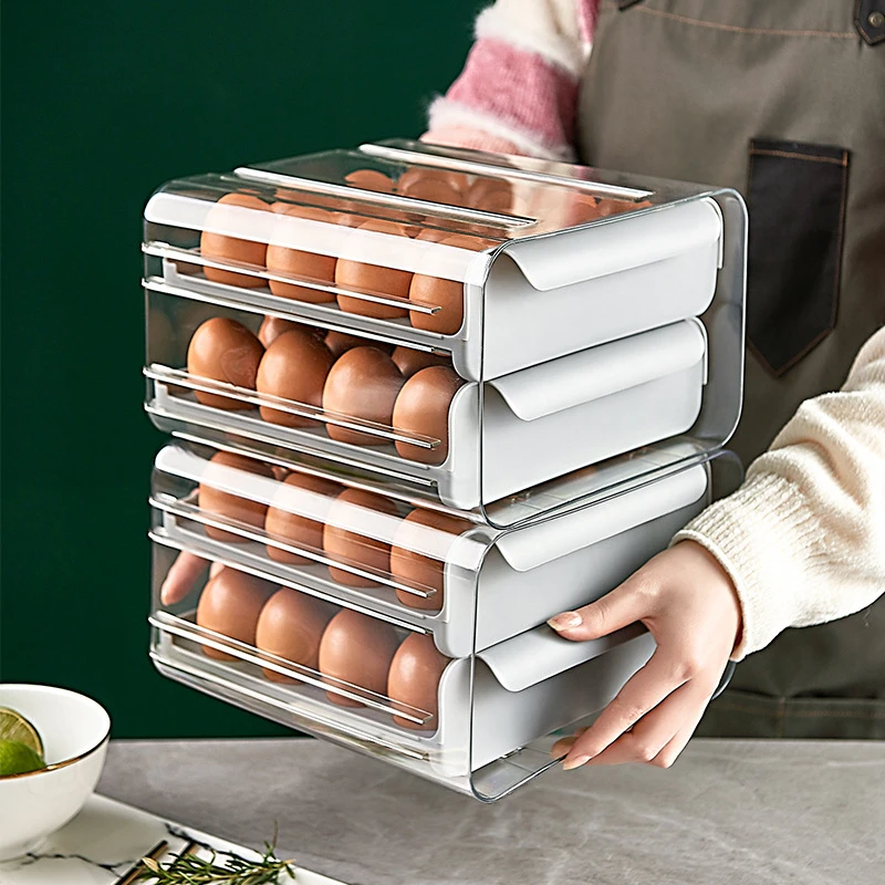 Double-Layer Egg Storage Box Plastic Egg Storage Box Eggs Holder Portable Food Storage Container Refrigerator Egg Tray Egg Rack
Double-Layer Egg Storage Box Plastic Egg Storage Box Eggs Holder Portable Food Storage Container Refrigerator Egg Tray Egg Rack
