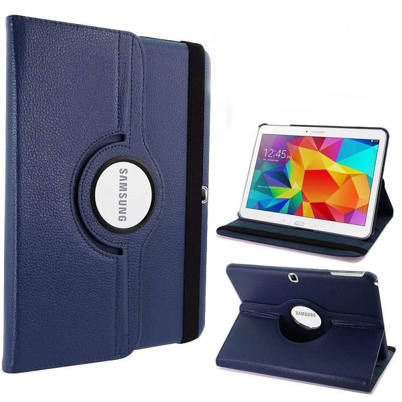 360 Rotating PU Leather Case for Samsung Galaxy Tab 10.1 SM T530 T531 T535 Cover Tab 4 10.1 2014 Release Sand Holder Funda Capa
360 Rotating PU Leather Case for Samsung Galaxy Tab 10.1 SM T530 T531 T535 Cover Tab 4 10.1 2014 Release Sand Holder Funda Capa