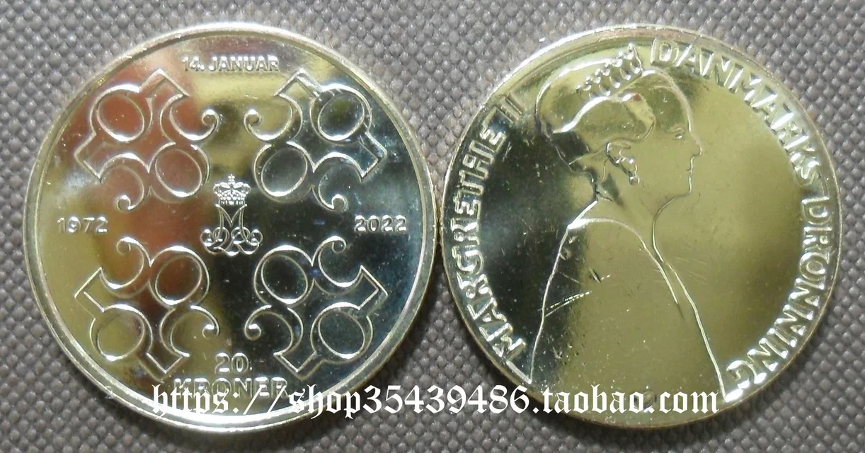 Прием королевы к Престолу Королевство Дании. 20 kroner Coin в 50-ю годовщину Маргариты II в 2022 году
Прием королевы к Престолу Королевство Дании. 20 kroner Coin в 50-ю годовщину Маргариты II в 2022 году