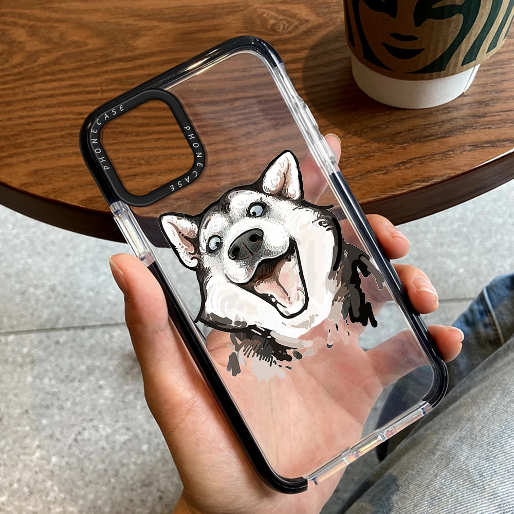 Cartoon Cute Dog Phone Case for iPhone 14ProMax 14Plus 13 12 11 Pro Max Transparent Protection Back Cover Soft Silicone Coque
Cartoon Cute Dog Phone Case for iPhone 14ProMax 14Plus 13 12 11 Pro Max Transparent Protection Back Cover Soft Silicone Coque