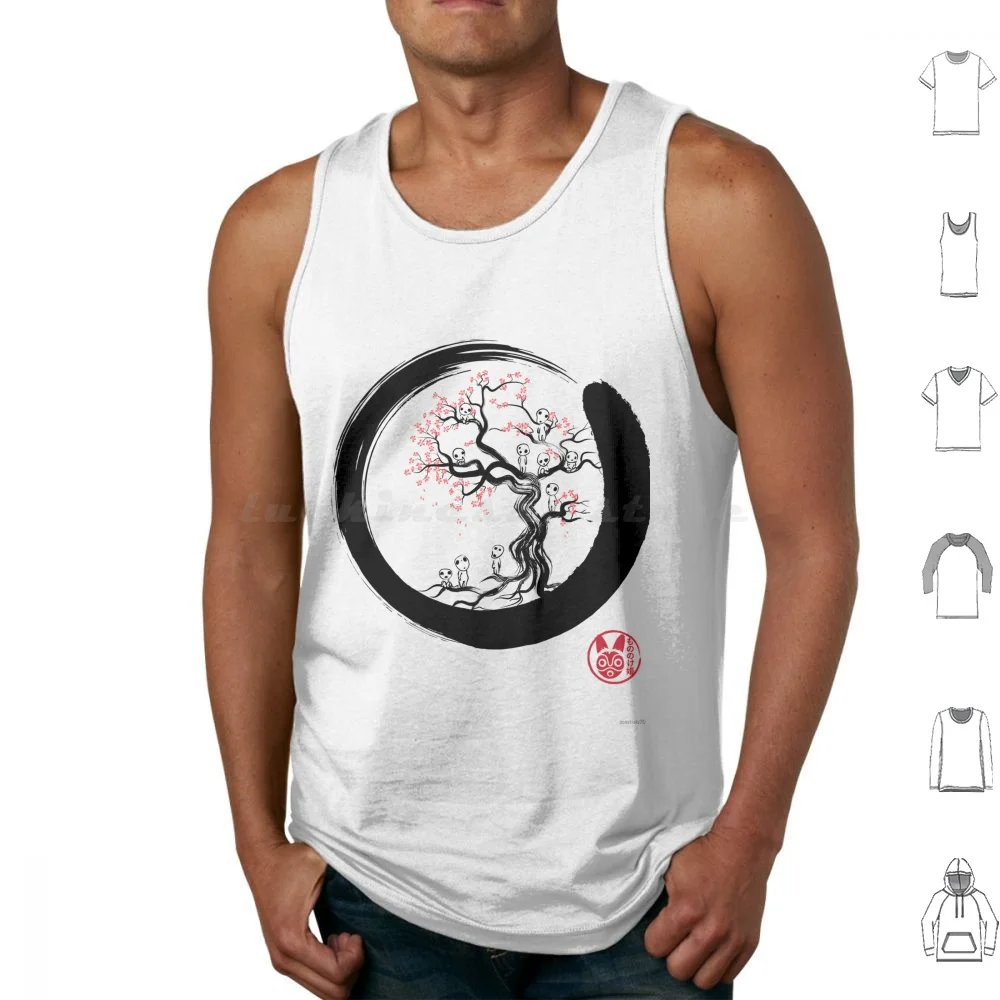 Enso Spirits Tank Tops Print Cotton Anime Sleeve Spirits Enso Circle Sakura Japan Sumie
Enso Spirits Tank Tops Print Cotton Anime Sleeve Spirits Enso Circle Sakura Japan Sumie