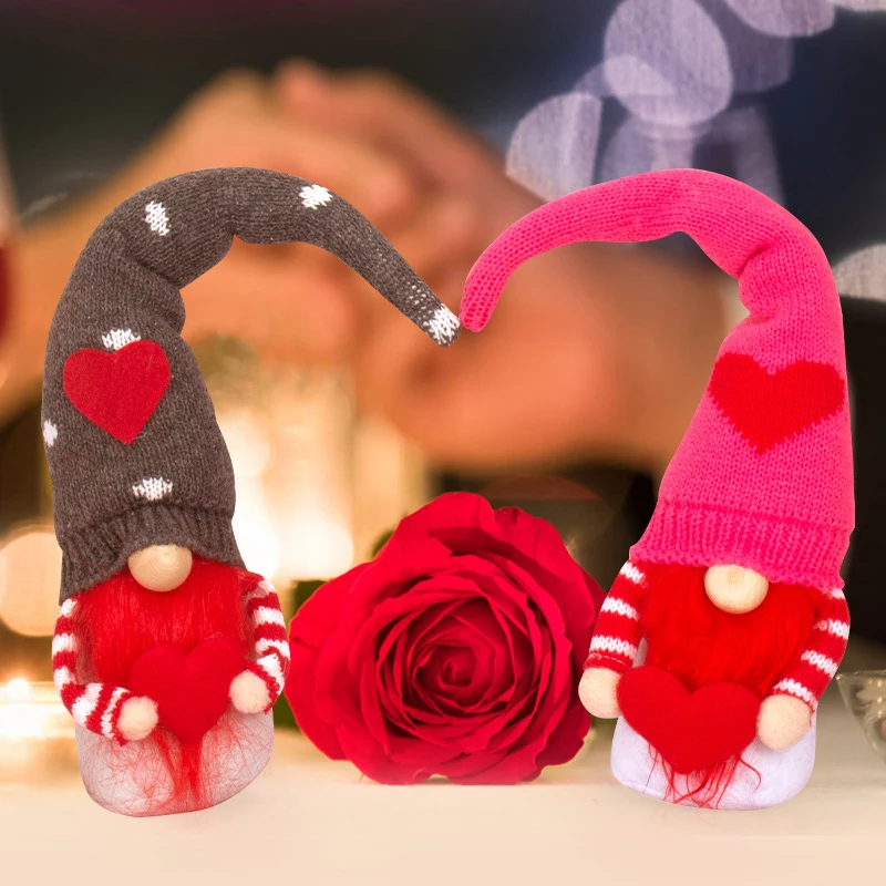 Valentine's Day Decoration Gnome Plush Long Hat Faceless Doll Soft Stuffed Toy Home Party Table Decorative Ornament KI
Valentine's Day Decoration Gnome Plush Long Hat Faceless Doll Soft Stuffed Toy Home Party Table Decorative Ornament KI