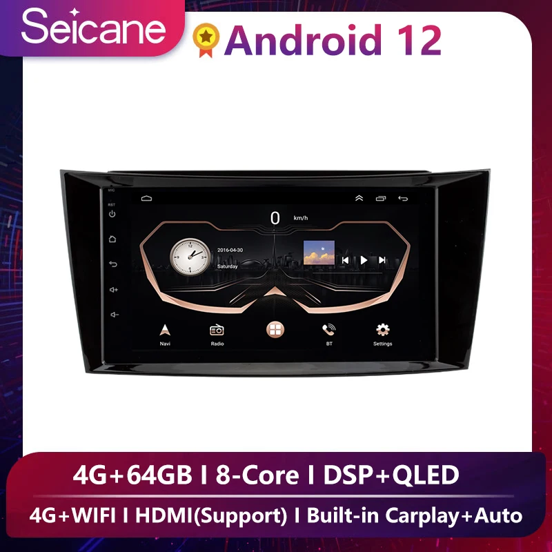 Автомобильный мультимедийный плеер seicane, 8 дюймов, Android 10,0, радио IPS, полноэкранный GPS, для Mercedes Benz E W211, E200, E220, E230 2002-2008 гг.
Автомобильный мультимедийный плеер seicane, 8 дюймов, Android 10,0, радио IPS, полноэкранный GPS, для Mercedes Benz E W211, E200, E220, E230 2002-2008 гг.