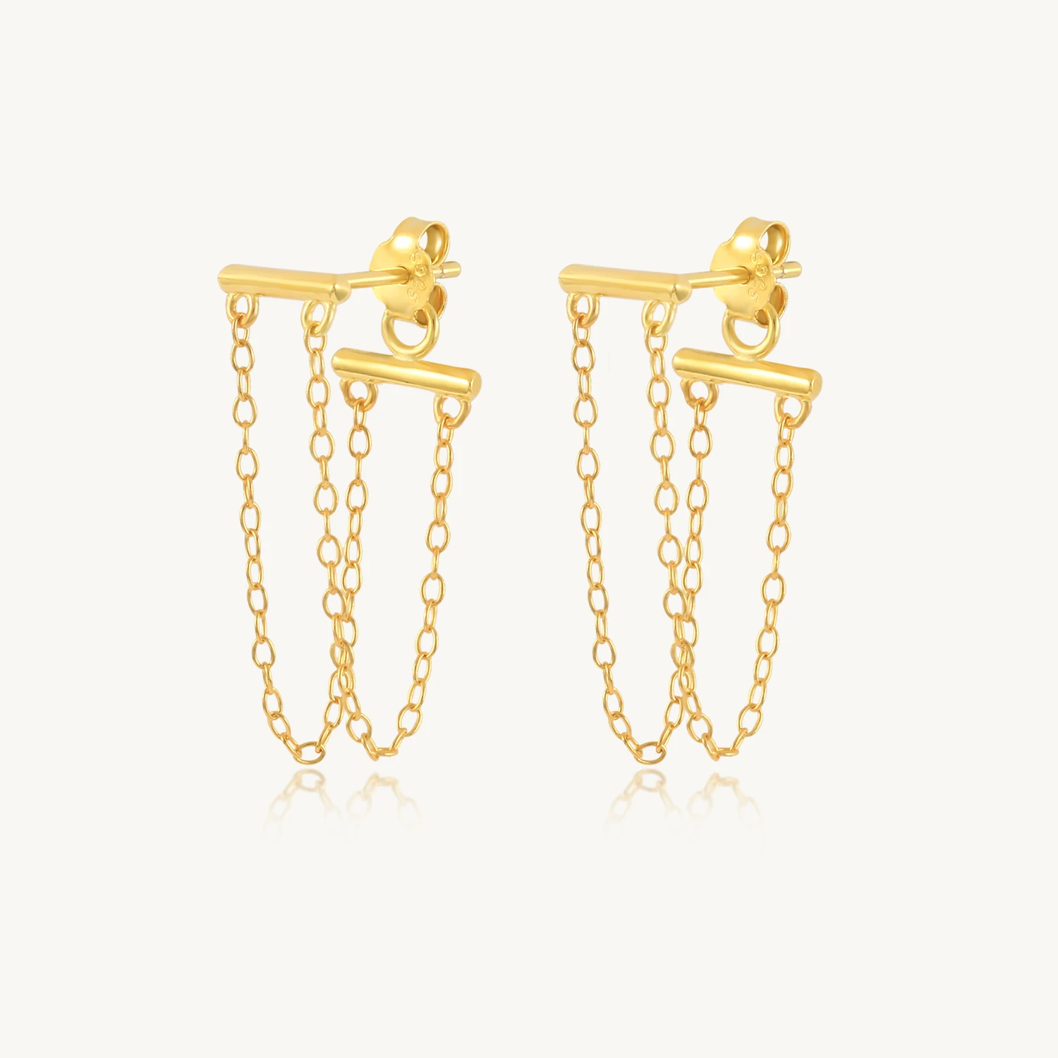 CANNER Two Double Chains Earrings For Women 925 Sterling Silver Piercing Stud Earrings 2022 Pendiente Plata Wedding Gift Jewelry
CANNER Two Double Chains Earrings For Women 925 Sterling Silver Piercing Stud Earrings 2022 Pendiente Plata Wedding Gift Jewelry
