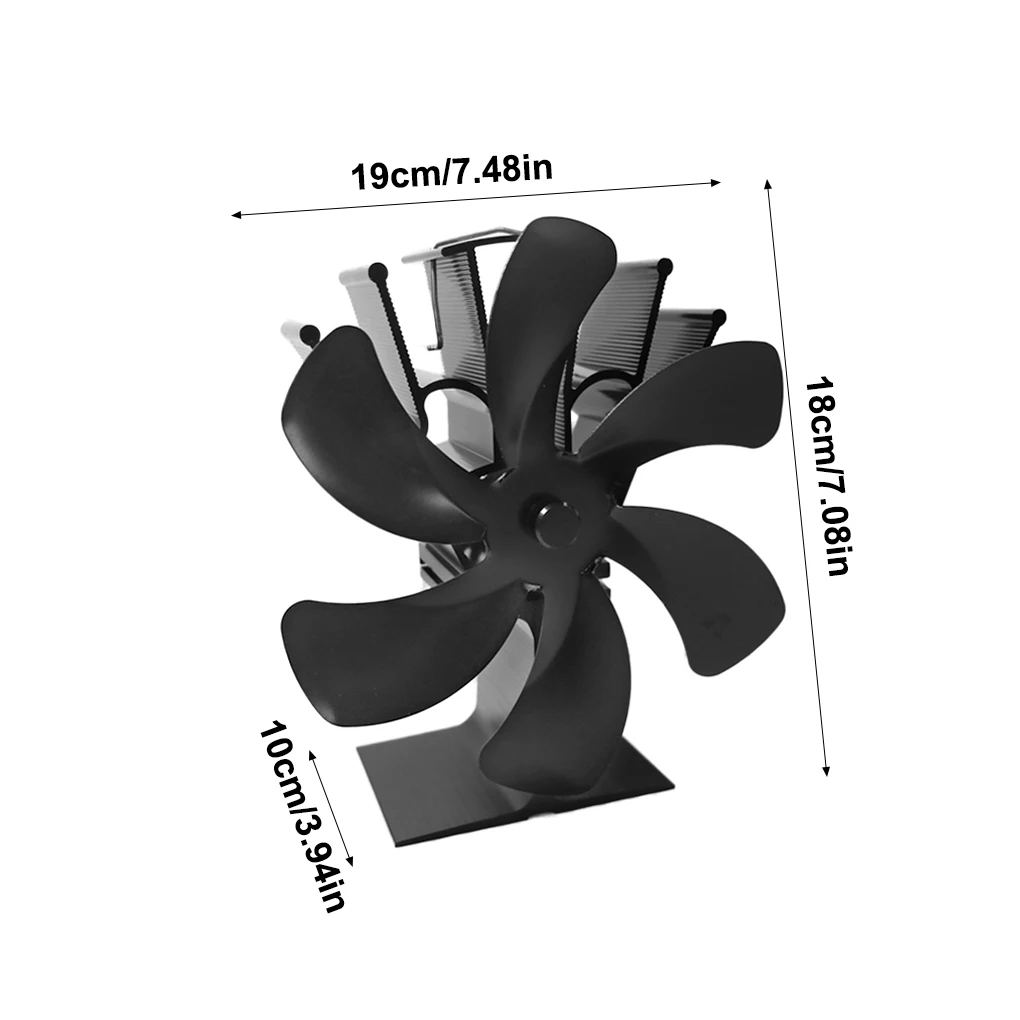 Fireplace Fan Blower with Overheating Protection Wood Burner Stove Heat Powered Fan for Home Hotel Blue 
Fireplace Fan Blower with Overheating Protection Wood Burner Stove Heat Powered Fan for Home Hotel Blue