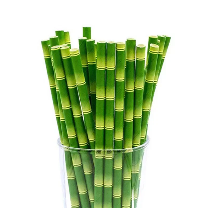 25pcs/lot Green Bamboo Paper Straws Happy Birthday Wedding Decorative Event Tropical Party Supplies Drinking Straw
25pcs/lot Green Bamboo Paper Straws Happy Birthday Wedding Decorative Event Tropical Party Supplies Drinking Straw