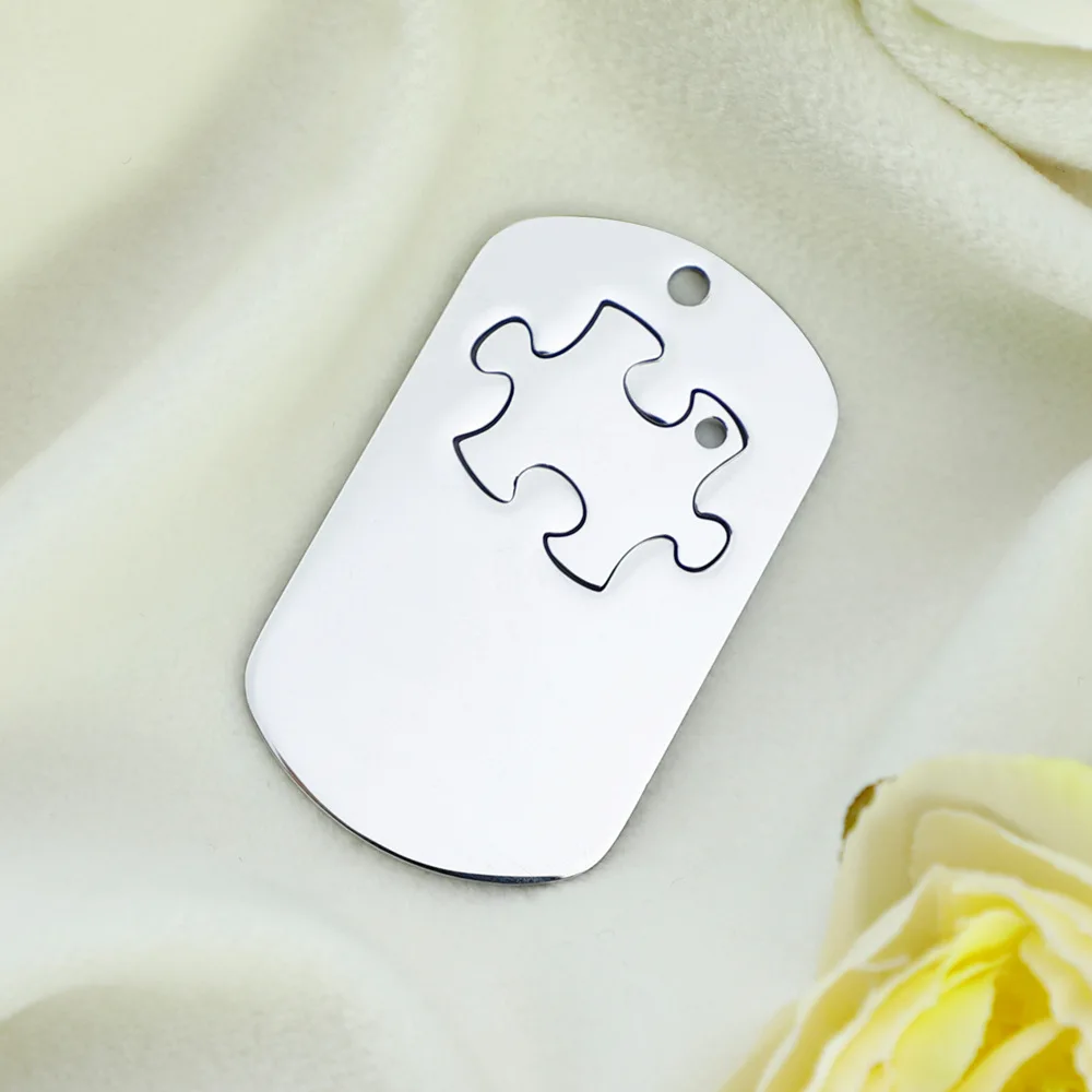 10Pair PVD Plated Mirror Polished Stainless Steel Cutting Puzzle Namebar Pendant Charms For DIY Making Necklaces Lovers Jewelry
10Pair PVD Plated Mirror Polished Stainless Steel Cutting Puzzle Namebar Pendant Charms For DIY Making Necklaces Lovers Jewelry