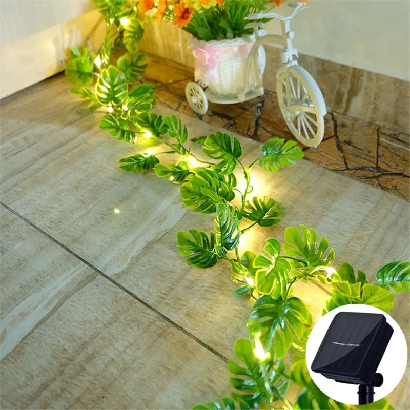 Artificial Leaf Solar Led String Flower Lights Garland Christmas Decoration Outdoor Room Curtain Lamp Wedding Party Garden Decor
Artificial Leaf Solar Led String Flower Lights Garland Christmas Decoration Outdoor Room Curtain Lamp Wedding Party Garden Decor