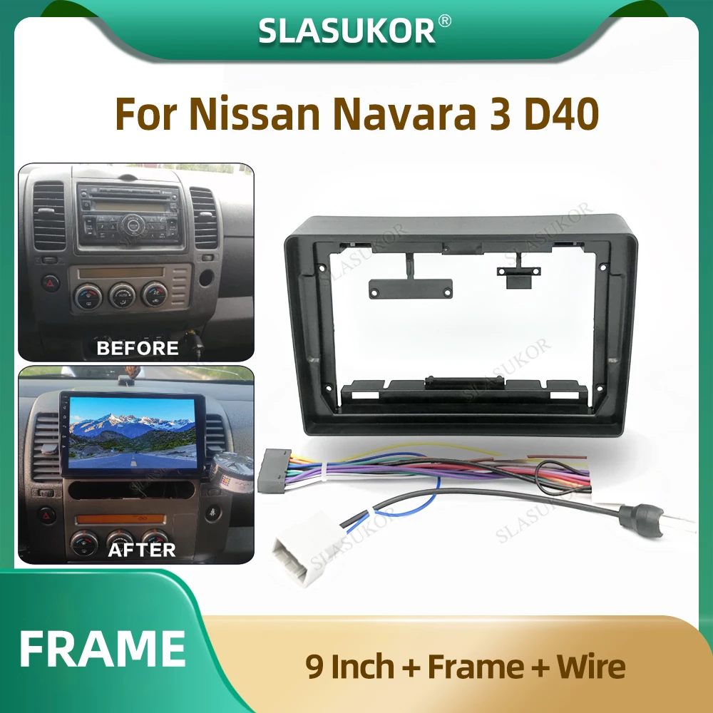 9-дюймовый автомобильный радиоприемник для Nissan Navara 3 D40 2004-2010, автомобильный радиоприемник, панель, проигрыватель, аудиорамка, комплект крепления приборной панели с проводом
9-дюймовый автомобильный радиоприемник для Nissan Navara 3 D40 2004-2010, автомобильный радиоприемник, панель, проигрыватель, аудиорамка, комплект крепления приборной панели с проводом