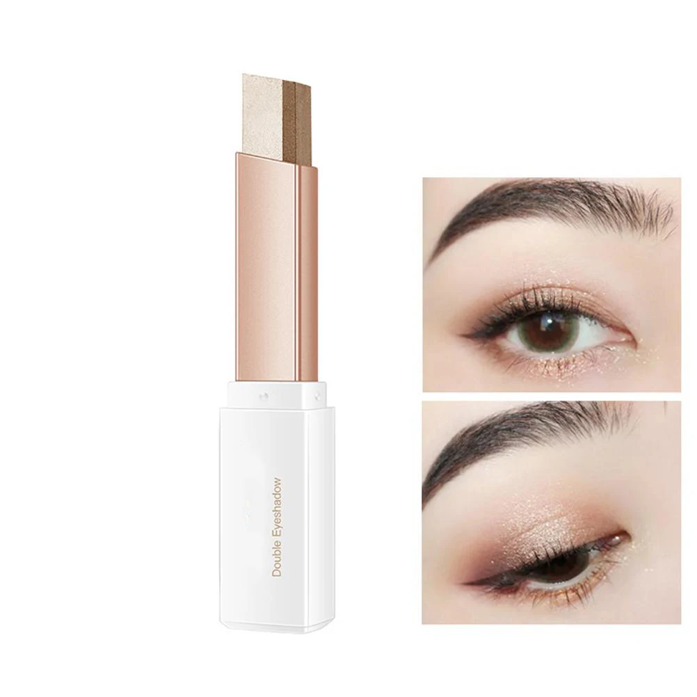Two Tone Eyeshadow Stick Lazy Eyeshadow Gradient Waterproof Lasting Eye Shadow Stick Cosmetic
Two Tone Eyeshadow Stick Lazy Eyeshadow Gradient Waterproof Lasting Eye Shadow Stick Cosmetic