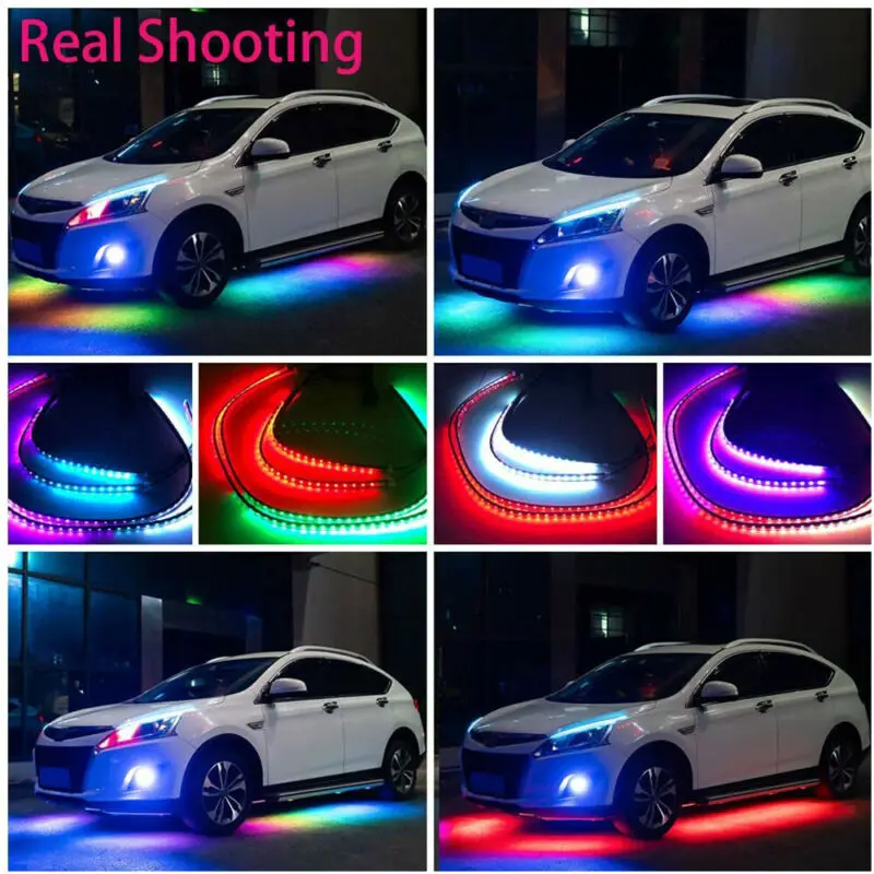 RGB Led Car Underglow Lights Music Bluetooth APP Remote Control Strip with Bluetooth APP Remote Control
RGB Led Car Underglow Lights Music Bluetooth APP Remote Control Strip with Bluetooth APP Remote Control