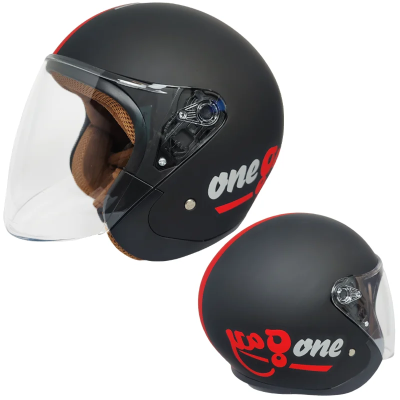 

Мотоциклетный шлем, мотоциклетный шлем с открытым лицом и безопасным двигателем, мотоциклетное оборудование, накладной шлем 3/4