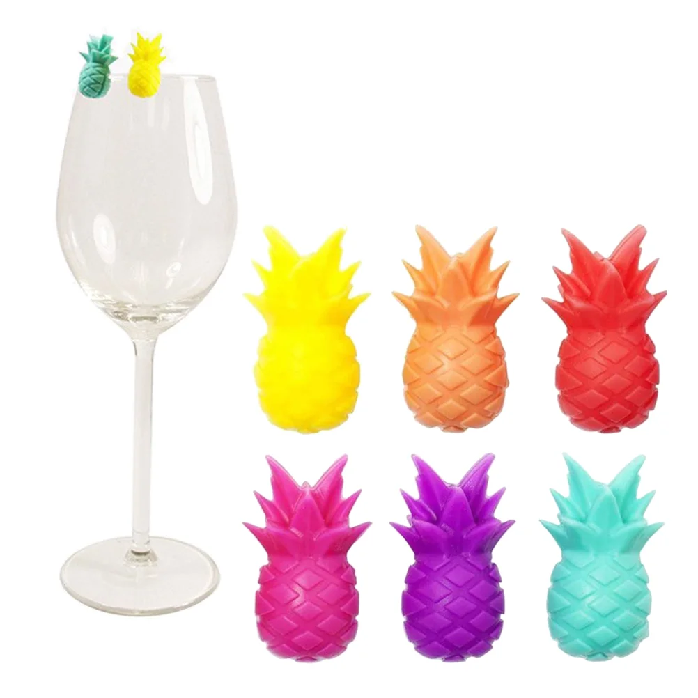 6pcs Silicone Red Glass Marker Creative Pineapple Marker Charm Glass Identification Perfect for Parties (Random Color)
6pcs Silicone Red Glass Marker Creative Pineapple Marker Charm Glass Identification Perfect for Parties (Random Color)