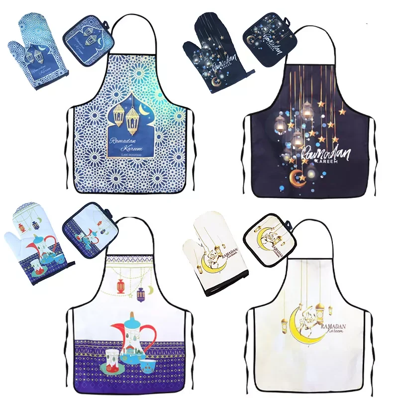 Ramadan Kareem Apron Eid Mubarak Baking Anti-Hot Gloves Pad Kitchen Muslim Islamic Party Ramadan Decoration For Home Eid Al-Adha
Ramadan Kareem Apron Eid Mubarak Baking Anti-Hot Gloves Pad Kitchen Muslim Islamic Party Ramadan Decoration For Home Eid Al-Adha