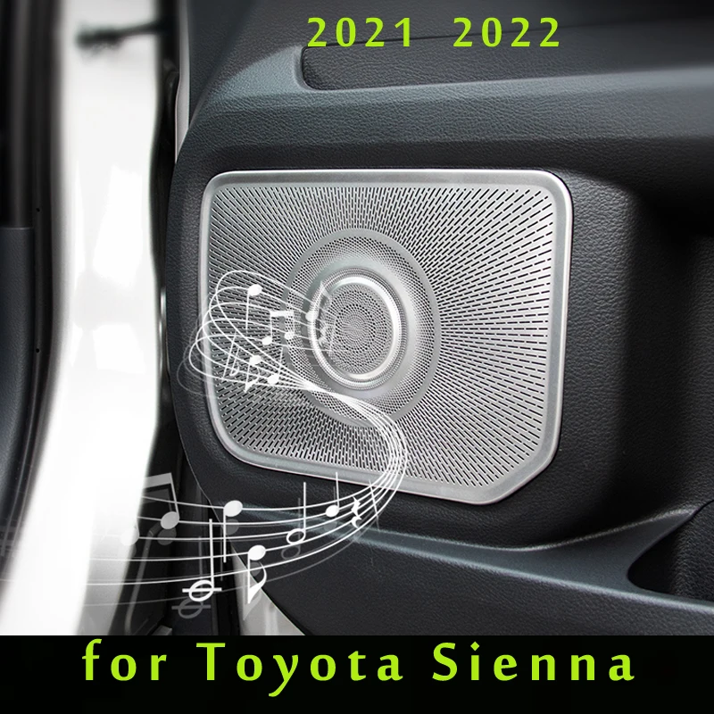 Car Stereo Speaker Door Sticker Cover For Toyota Sienna XL40 4th 2022 2021 Stainless steel Trim Car Styling Auto Accessories
Car Stereo Speaker Door Sticker Cover For Toyota Sienna XL40 4th 2022 2021 Stainless steel Trim Car Styling Auto Accessories