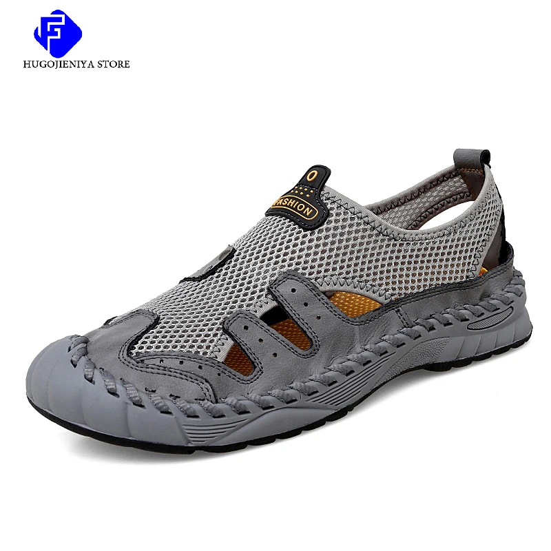 2022 High Quality Men Sandals Summer Comfortable Soft Men's Shoes Outdoor Handmade Casual Beach Sandals Wading Sneakers Big Size
2022 High Quality Men Sandals Summer Comfortable Soft Men's Shoes Outdoor Handmade Casual Beach Sandals Wading Sneakers Big Size