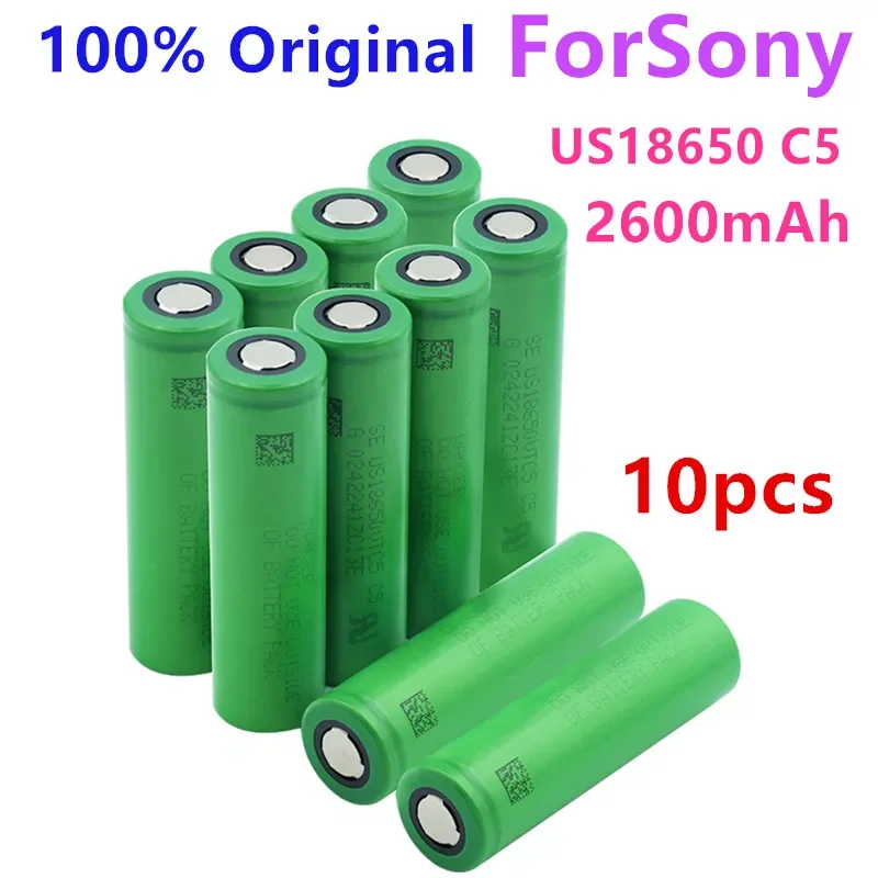 10pcs Original US18650 VTC5 Li-ion rechargeable 18650 battery for VTC5 30A 3000mah ForSony toys tools flashlight+free shippingai
10pcs Original US18650 VTC5 Li-ion rechargeable 18650 battery for VTC5 30A 3000mah ForSony toys tools flashlight+free shippingai