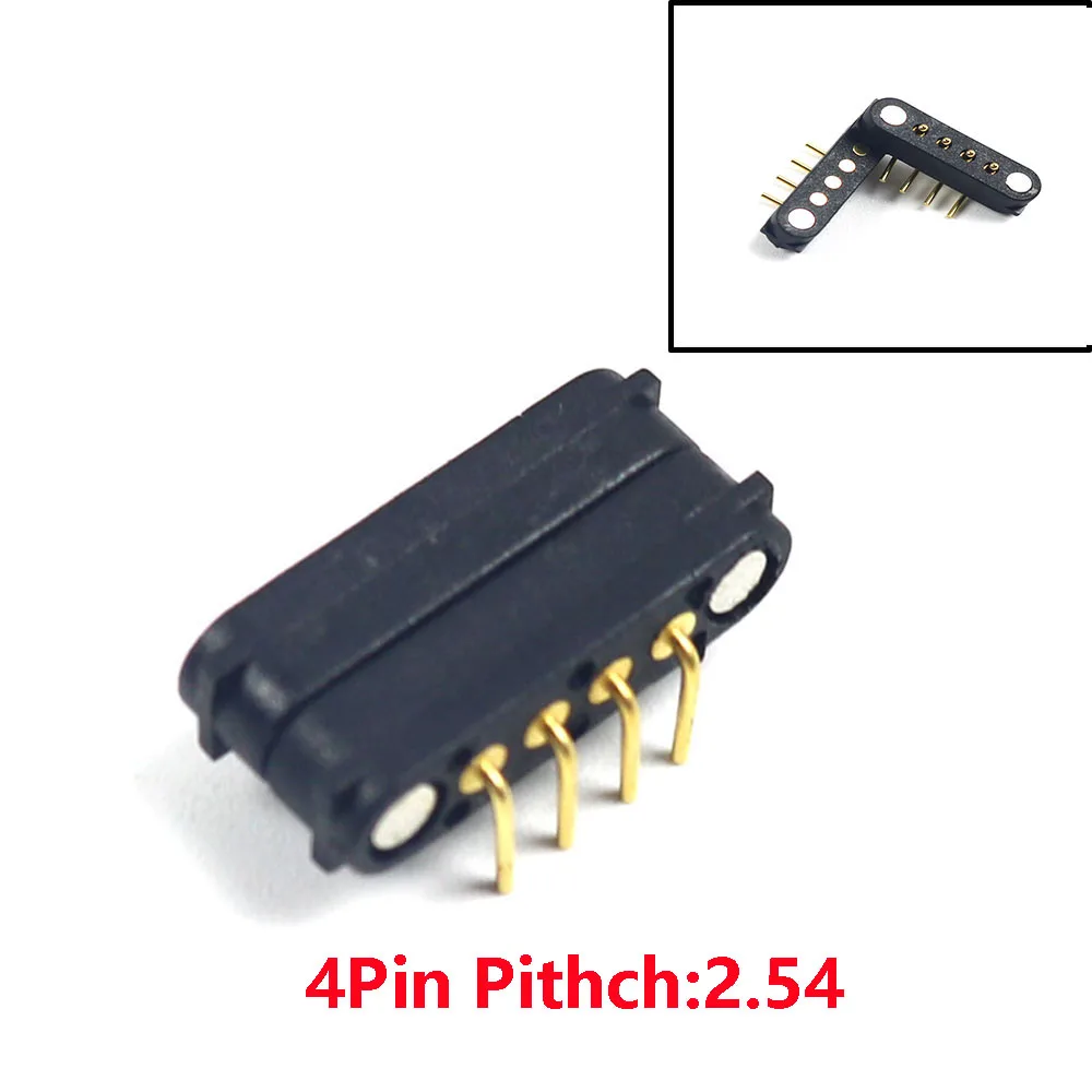 Магнитные разъемы Pogo Pin 2A 36V 2/3/4/5 Pin 2,54 мм 
Магнитные разъемы Pogo Pin 2A 36V 2/3/4/5 Pin 2,54 мм