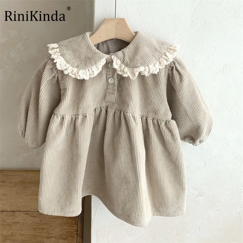 RiniKinda Korean Baby Girl Dress 2022 Winter Spring New Style Turn Down Long Sleeve Collar Girl's Dress Cute Fashion Dress
RiniKinda Korean Baby Girl Dress 2022 Winter Spring New Style Turn Down Long Sleeve Collar Girl's Dress Cute Fashion Dress