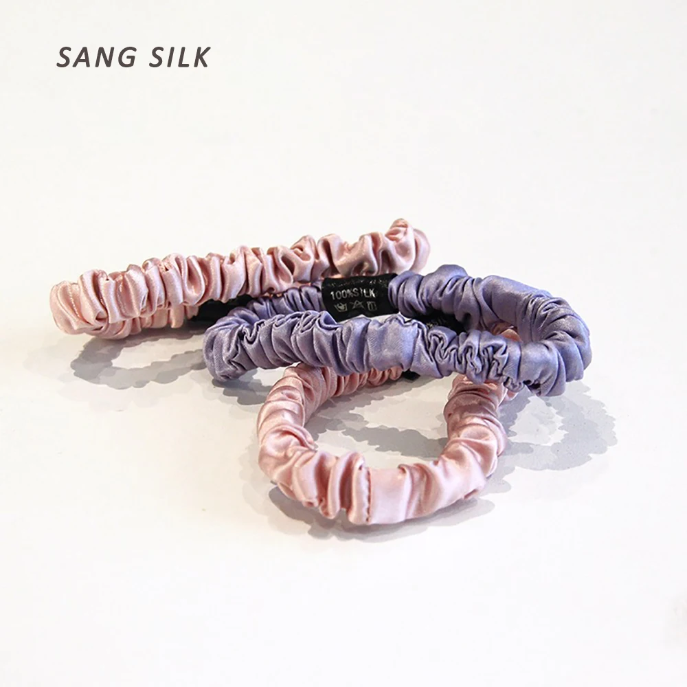 100% Real Mulberry Silk Elastics Hair Band Solid Color Scrunchies for Women Ponytail Holder Hair Rope Hairband Hair Accessoires
100% Real Mulberry Silk Elastics Hair Band Solid Color Scrunchies for Women Ponytail Holder Hair Rope Hairband Hair Accessoires