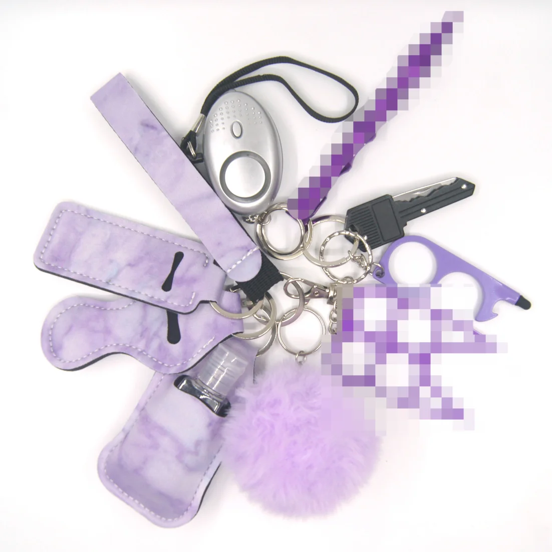 10pcs Hot Sale Personal Security Alarm Cute Mini Self-defense Product Multi-function Keychain Girl Self-defense Wolf Guard Set
10pcs Hot Sale Personal Security Alarm Cute Mini Self-defense Product Multi-function Keychain Girl Self-defense Wolf Guard Set