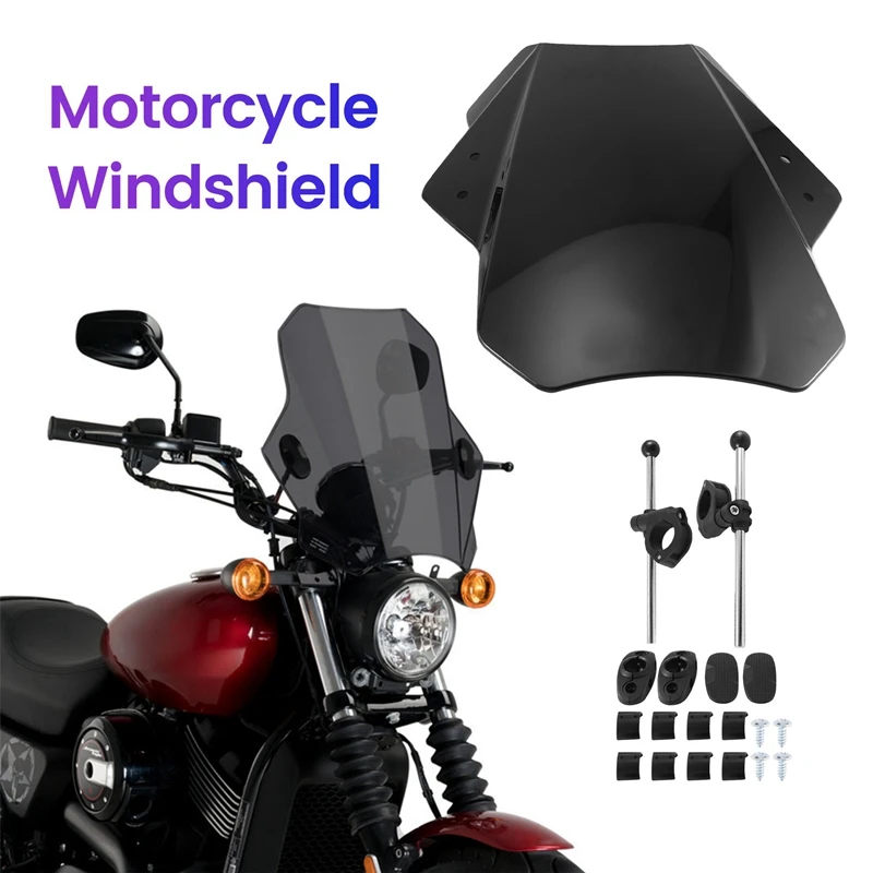 

Motorcycle Deflector Adjustable Windshield For HARLEY DAVIDSON STREET 750 SPORTSTER FORTY-EIGHT 48 XL1200X 2017-2020 Parts