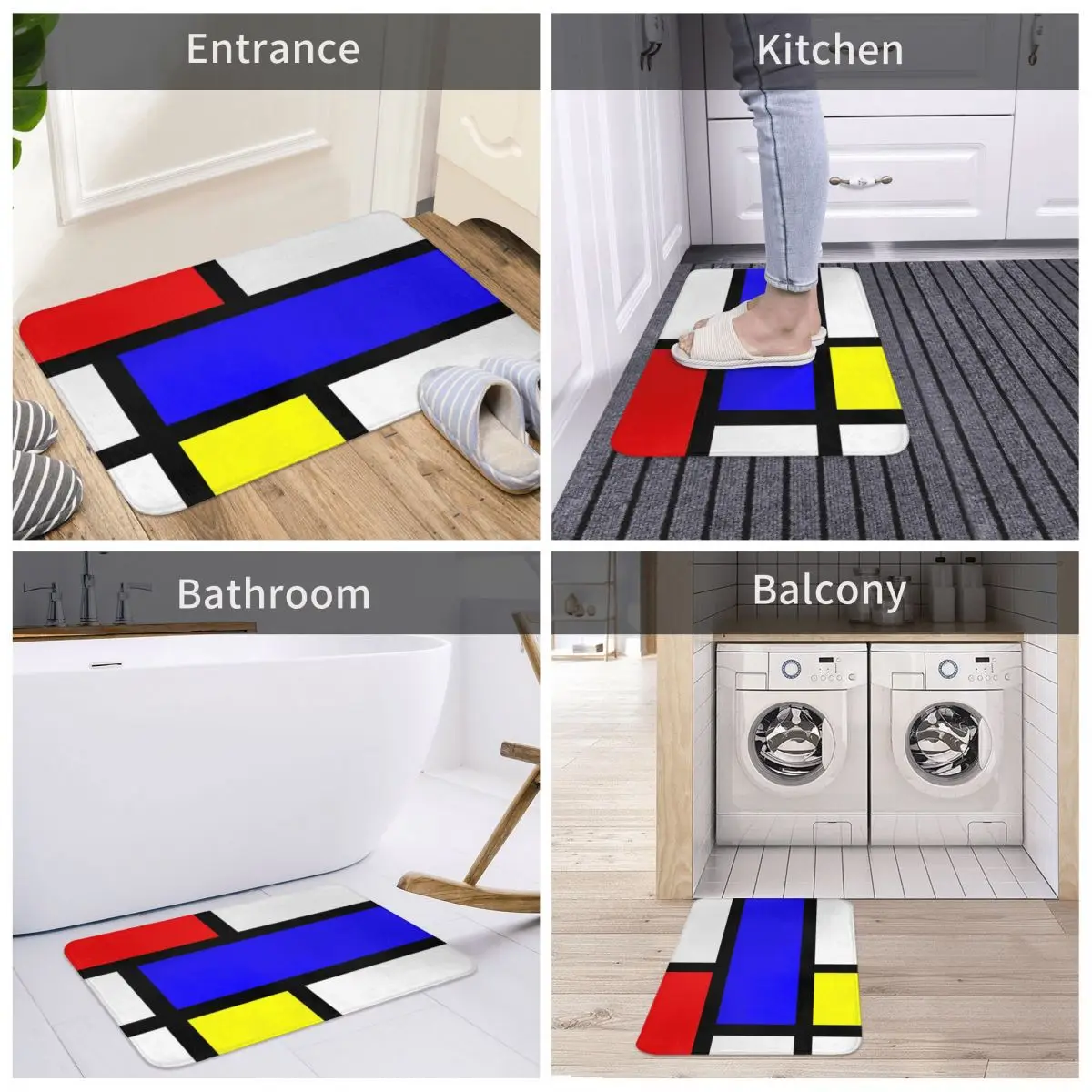 Bath Mat Mondrian Socks Decor 3D Rug Carpet Doormat Anti-slip Entrance Living Room Home Kitchen Durable Bedroom Balcony
Bath Mat Mondrian Socks Decor 3D Rug Carpet Doormat Anti-slip Entrance Living Room Home Kitchen Durable Bedroom Balcony